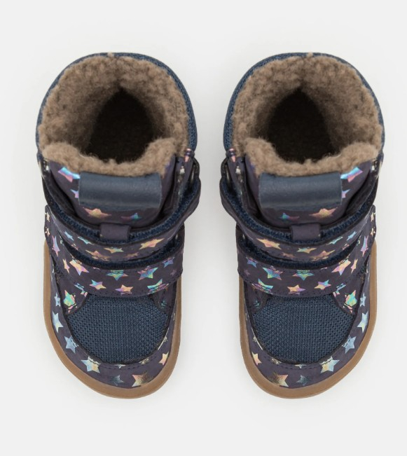Ghete de iarnă - albastru închis Stars BAREFOOT TEX UNISEX [2]