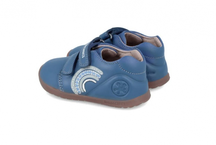 Pantofi copii baieti calapod lat din piele Biomecanics, Albastru - 241162-A556 [2]