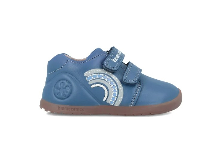 Pantofi copii baieti calapod lat din piele Biomecanics, Albastru - 241162-A556 [5]