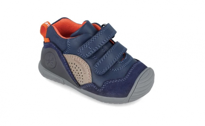 Pantofi copii baieti din piele Biomecanics, Albastru - 241120-C183 [4]