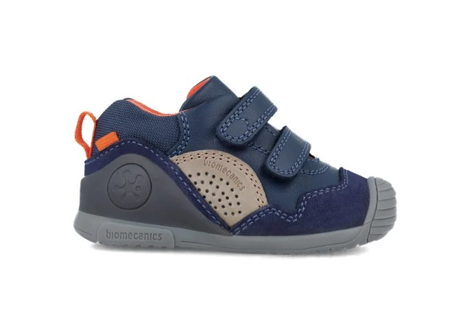 Pantofi copii baieti din piele Biomecanics, Albastru - 241120-C183 [2]