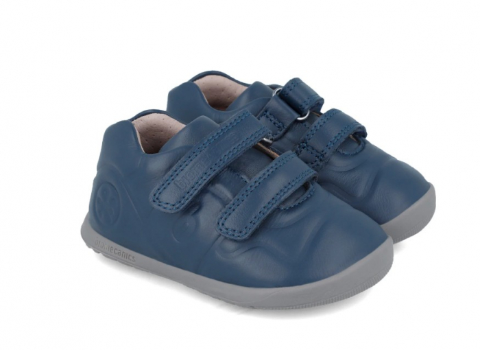 Pantofi copii din piele naturala Biomecanics, interior lat, wider, albastru 241160-A183 [1]