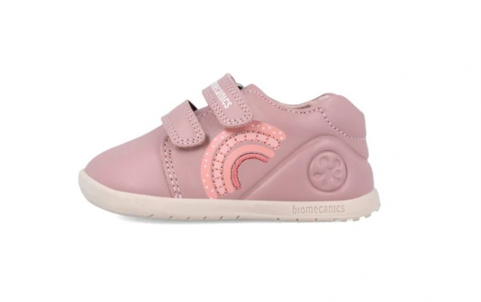 Pantofi copii fete calapod lat din piele Biomecanics, Roz - 241162-B159 [3]