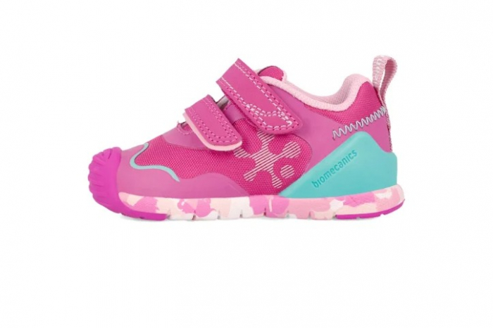 Pantofi copii fete din textil Biomecanics, Roz - 241140-B146 [3]