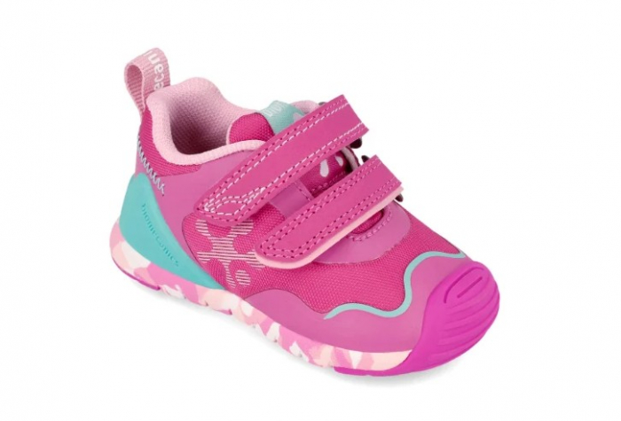 Pantofi copii fete din textil Biomecanics, Roz - 241140-B146 [4]