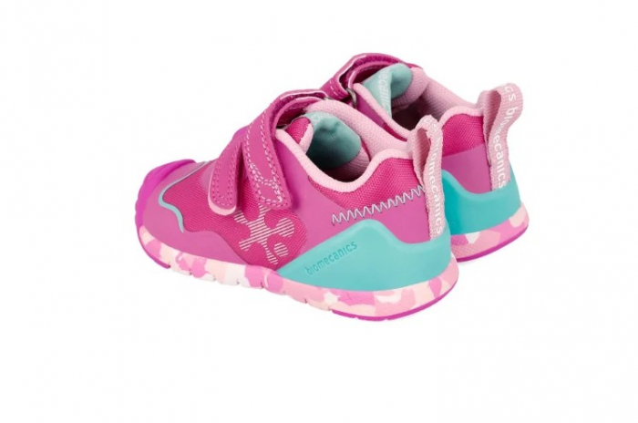 Pantofi copii fete din textil Biomecanics, Roz - 241140-B146 [2]