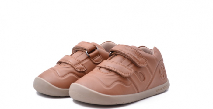 Pantofi copii, piele naturala, Biogateo Wider, maro, Biomecanics [4]