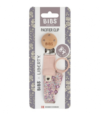 BIBS x LIBERTY - Lantisor clip pentru suzeta, Eloise Blush [1]