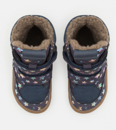Ghete de iarnă - albastru închis Stars BAREFOOT TEX UNISEX [1]