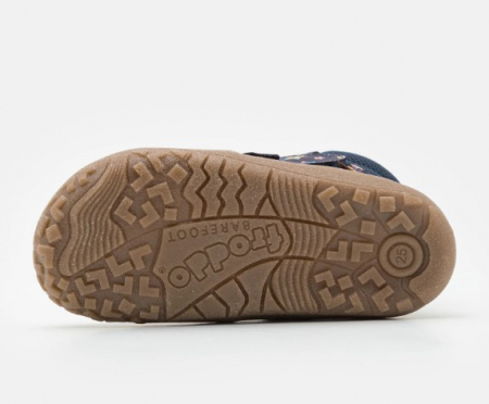 Ghete de iarnă - albastru închis Stars BAREFOOT TEX UNISEX [5]