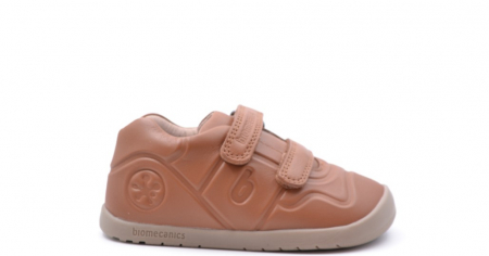 Pantofi copii, piele naturala, Biogateo Wider, maro, Biomecanics [3]