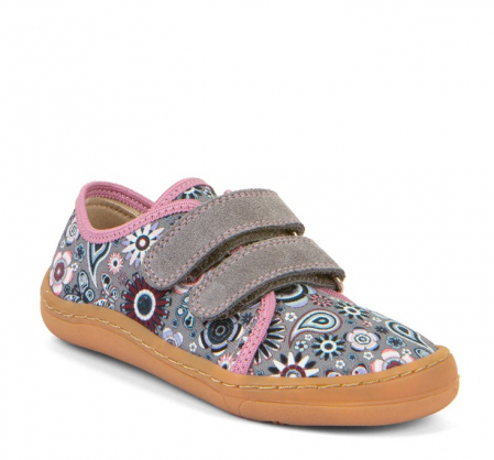 Toamna - Iarna - Pantofi barefoot Froddo G1700379-37 Gri/Roz