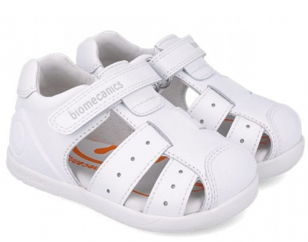 Primii pasi - Sandale Biomecanics 252164-A050 Napa Blanco