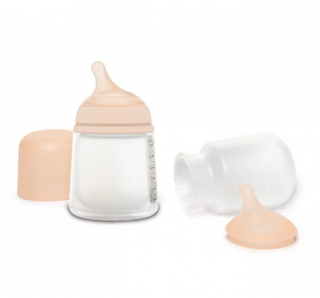 SUAVINEX ZERO ZERO SET BIBERON ANTICOLICI CU DEBIT VARIABIL 180ML + săculeț [1]