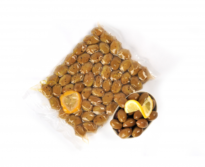 Masline Verzi Cu Lamaie și Oregano 500Gr [1]