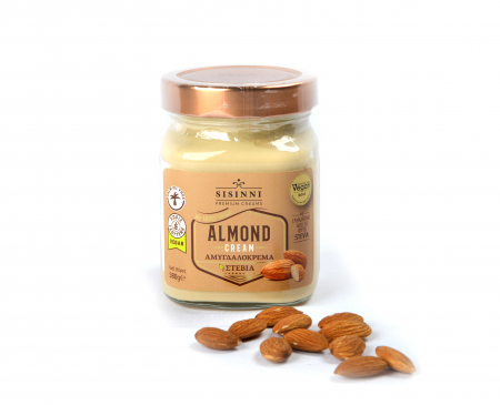 Creme si Dulceturi - CREMA DE MIGDALE INDULCITA CU STEVIA