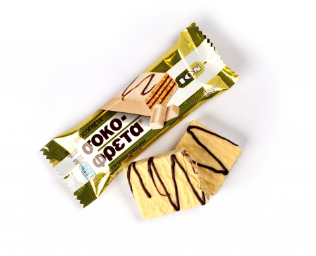 Dulciuri - Napolitana cu ciocolata alba 38 g