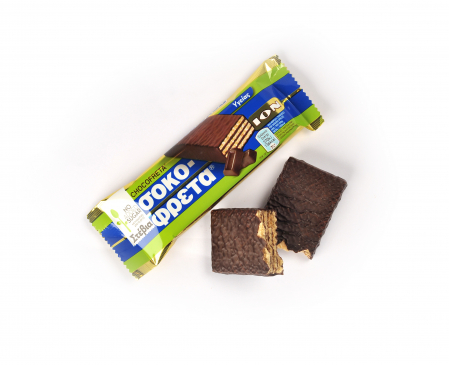 Dulciuri - Napolitana cu ciocolata neagra fara zahar 38 g