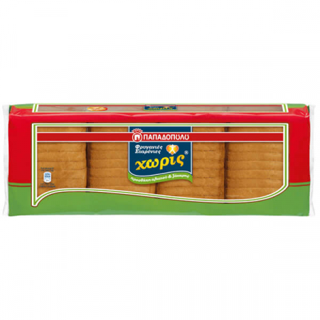 Produse fara zahar - Pesmet din grau fara sare si fara zahar 4x80Gr