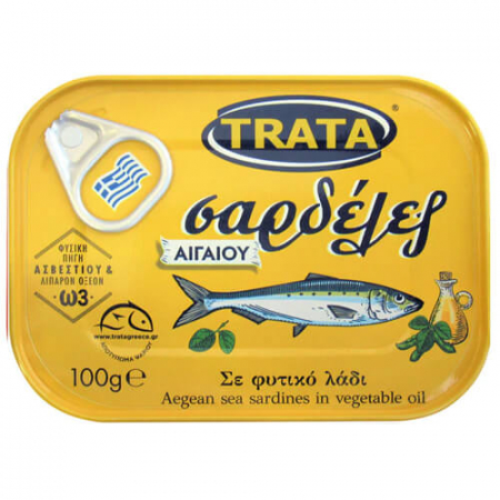Conserve - Sardine in ulei vegetal 100Gr