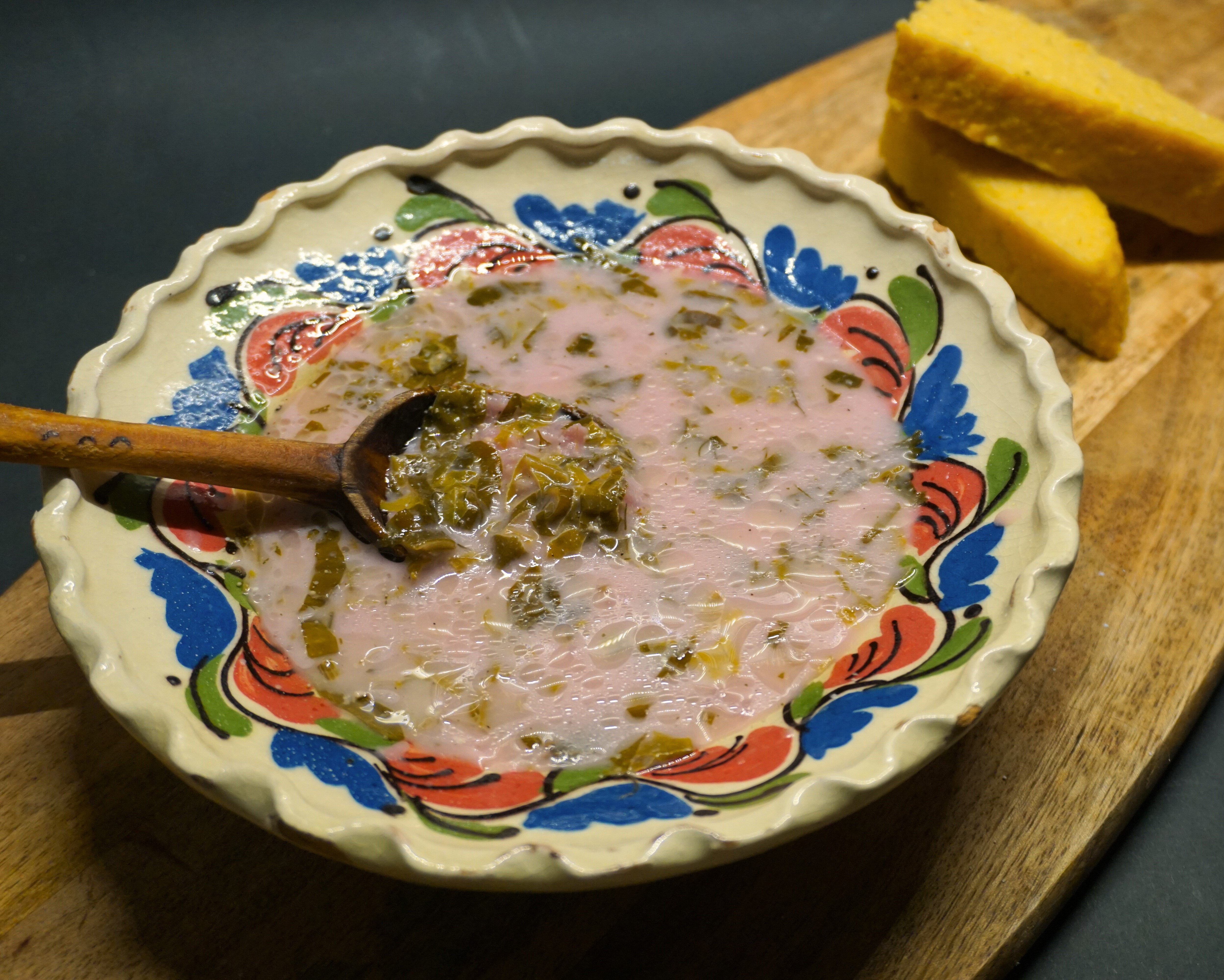 bors de vara cu legume
