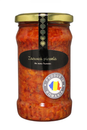 Zacusca - Zacusca picanta, reteta tradițională, 300 gr - Bacania Bucovinei