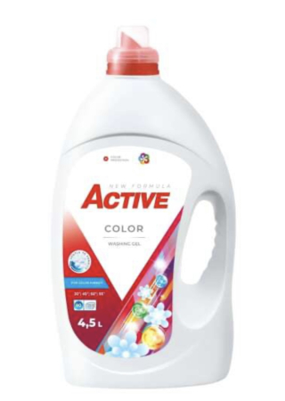 Detergenti rufe - Active detergent lichid pentru rufe colorate 4.5 L