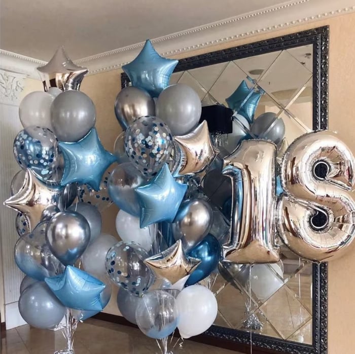 Baloane cu Heliu Majorat 18 Ani Deluxe [1]