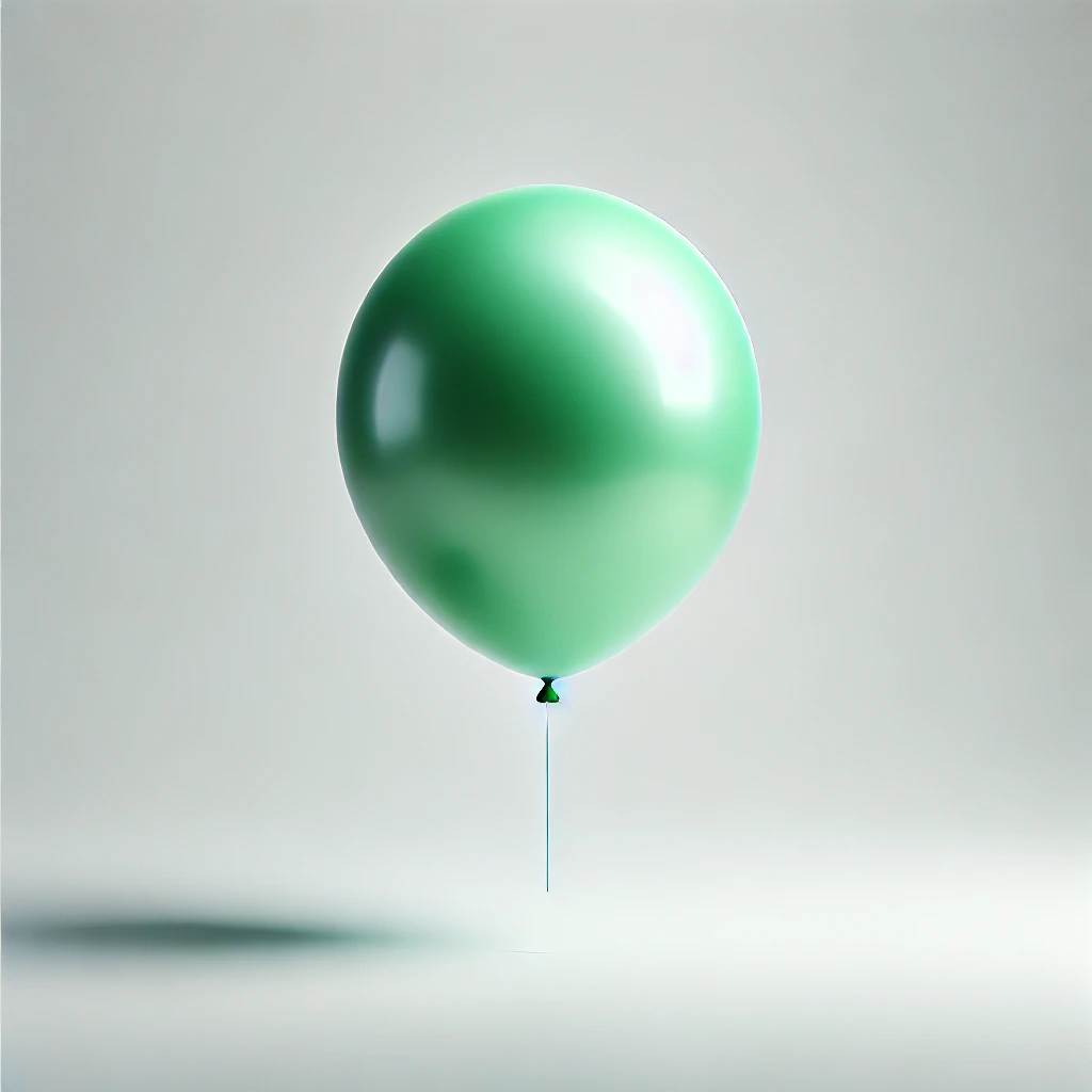 Baloane Verde Deschis cu Heliu [1]