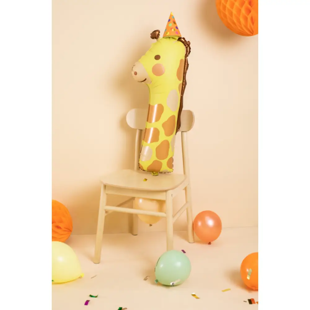 Balon Folie Cifra 1 Girafa [2]