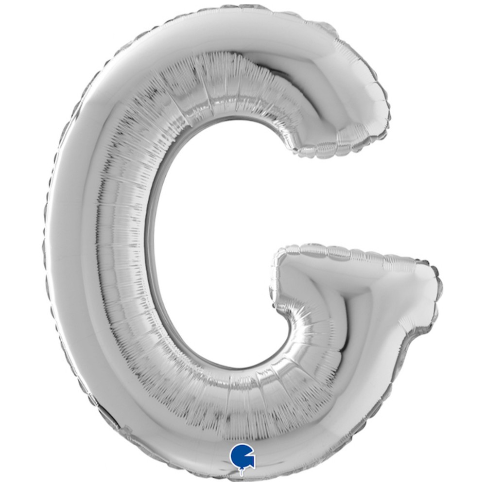 Balon Folie Litera G Argintiu 66 cm [1]