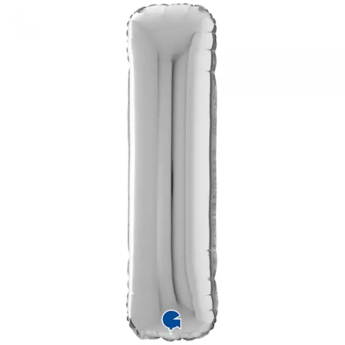 Balon Folie Litera I Argintiu 66 cm [1]