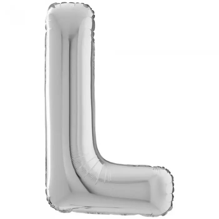 Balon Folie Litera L Argintiu 66 cm [1]