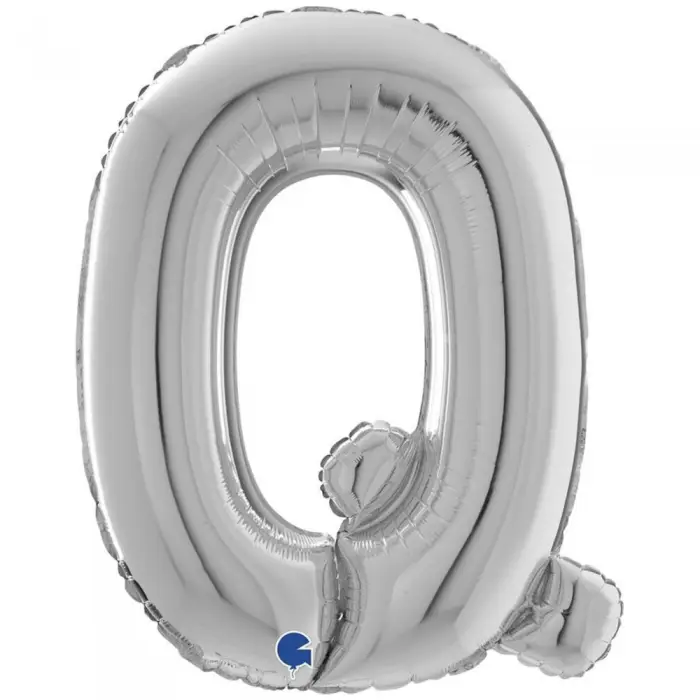 Balon Folie Litera Q Argintiu 66 cm [1]