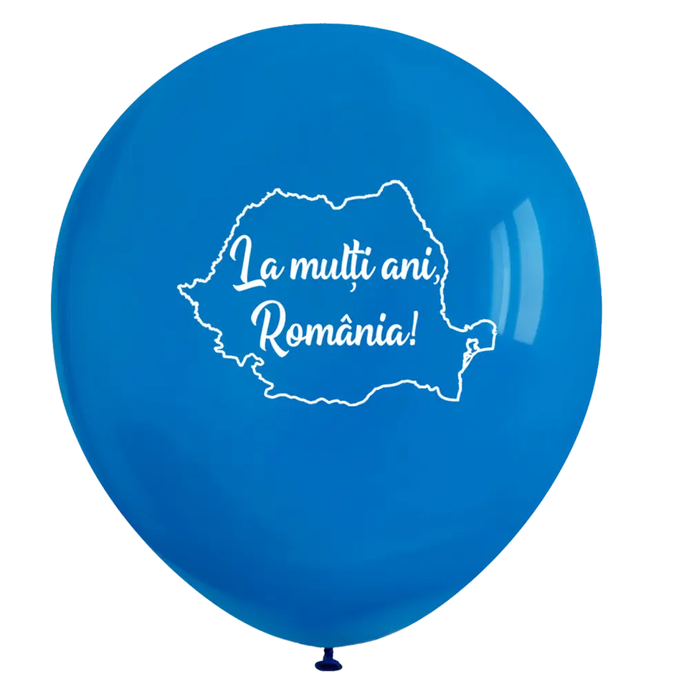 Set 100 Baloane Tricolor "La Mulți Ani România" + 100 Bete și Rozete Plastic [3]