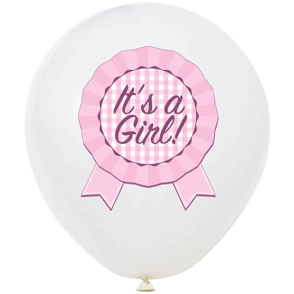 Set 12 Baloane Latex print It's a Girl [3]