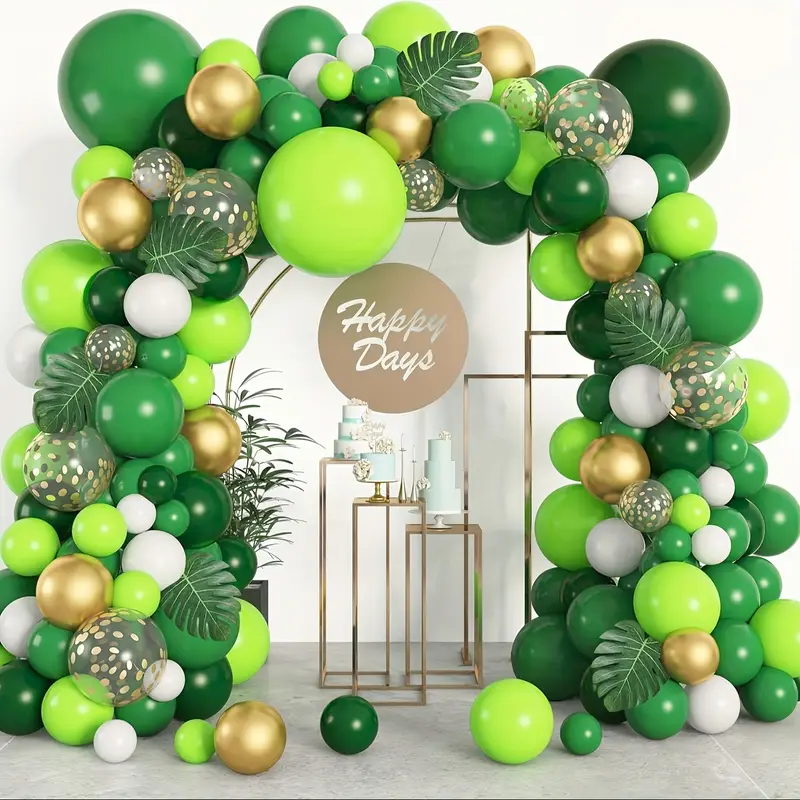 Decorațiuni - Arcadă de Baloane Verde pentru Petreceri