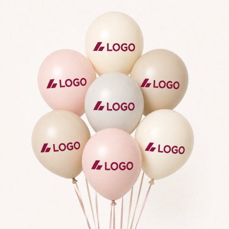 Baloane Personalizate - Baloane Latex Personalizate cu Logo/Grafică într-o Singură Culoare