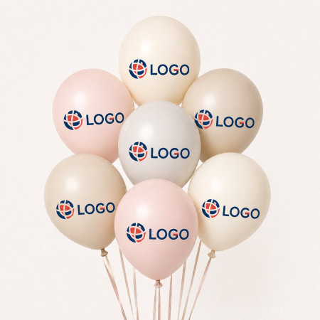 Baloane Personalizate - Baloane Latex Personalizate cu Logo/Grafică în Două Culori