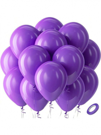 Baloane cu Heliu - Baloane Mov din Latex cu Heliu