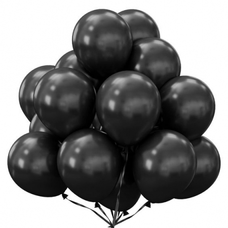Baloane cu Heliu - Baloane Negre cu Heliu