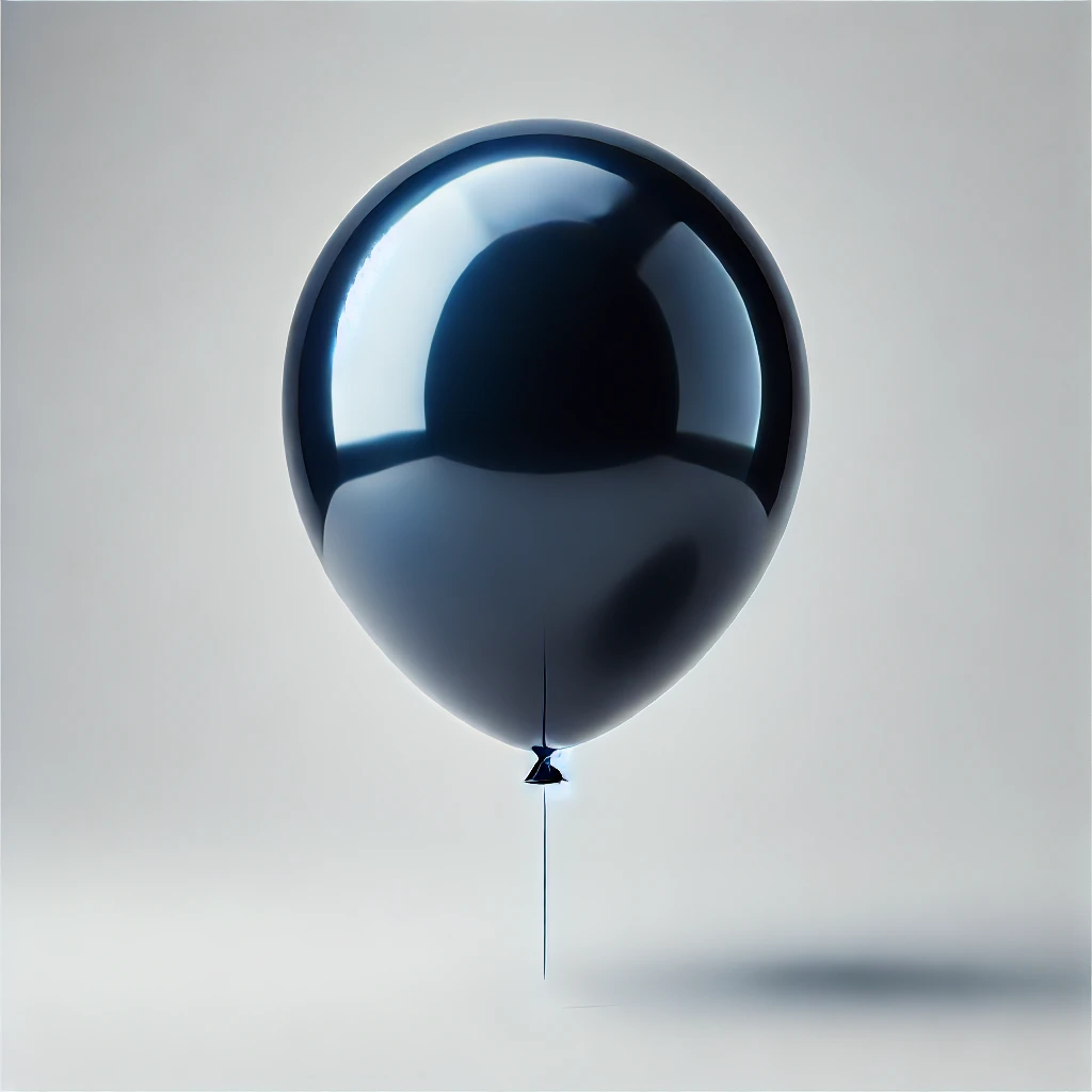 Standard Latex - Baloane Bleu Marine cu Heliu