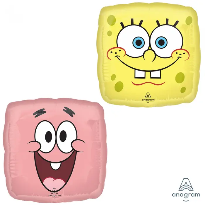 Personalizate - Set Baloane cu Heliu SpongeBob & Patrick