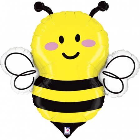 Personalizate - Balon Folie Figurină Albinuță 86cm cu Heliu
