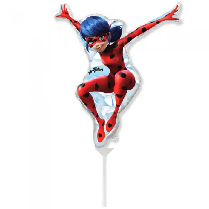 Personalizate - Balon Folie Mini Figurina Buburuza Miraculous  (AER)