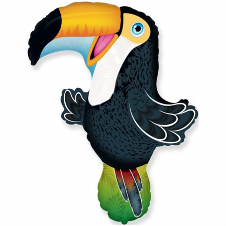 Personalizate - Balon Folie Figurină Tucan 60cm cu Heliu