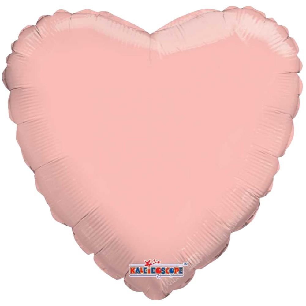 Baloane în Formă de Inimă - Balon Folie Inimă Rose 45cm cu Heliu