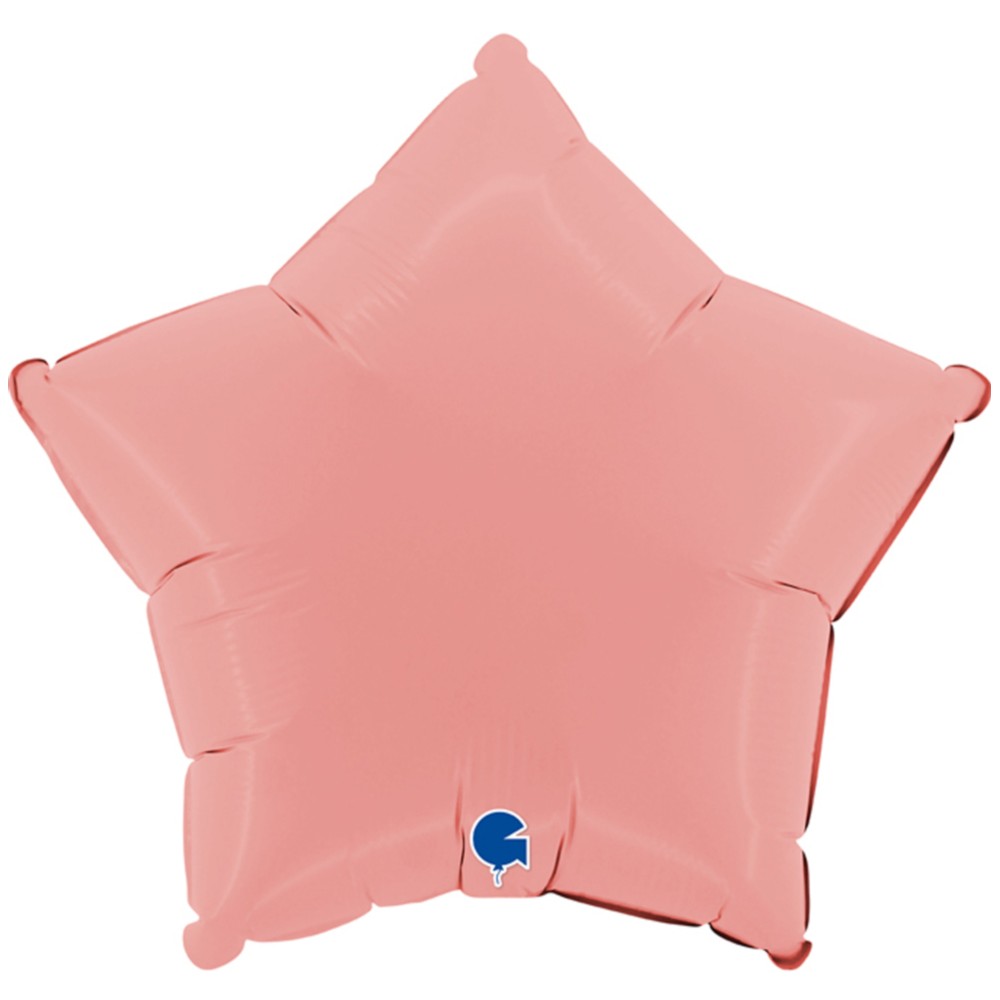 Personalizate - Balon Folie Stea Roz 46cm cu Heliu