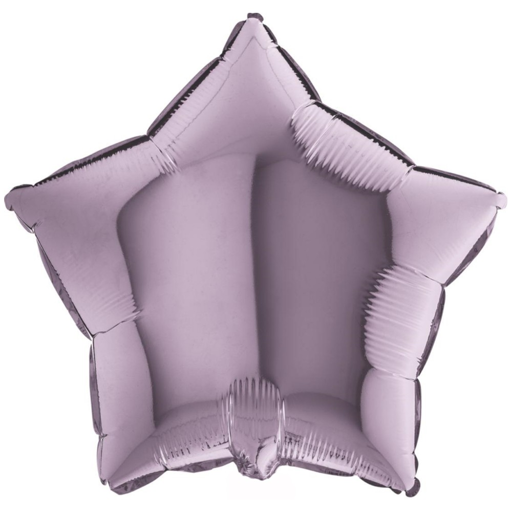 Personalizate - Balon Folie Stea Lavandă 46cm cu Heliu