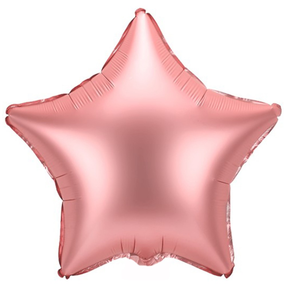 Personalizate - Balon Folie Stea Rose Gold Satin 43cm cu Heliu